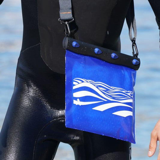 Waterproof Shoulder Case (Blue Wave)