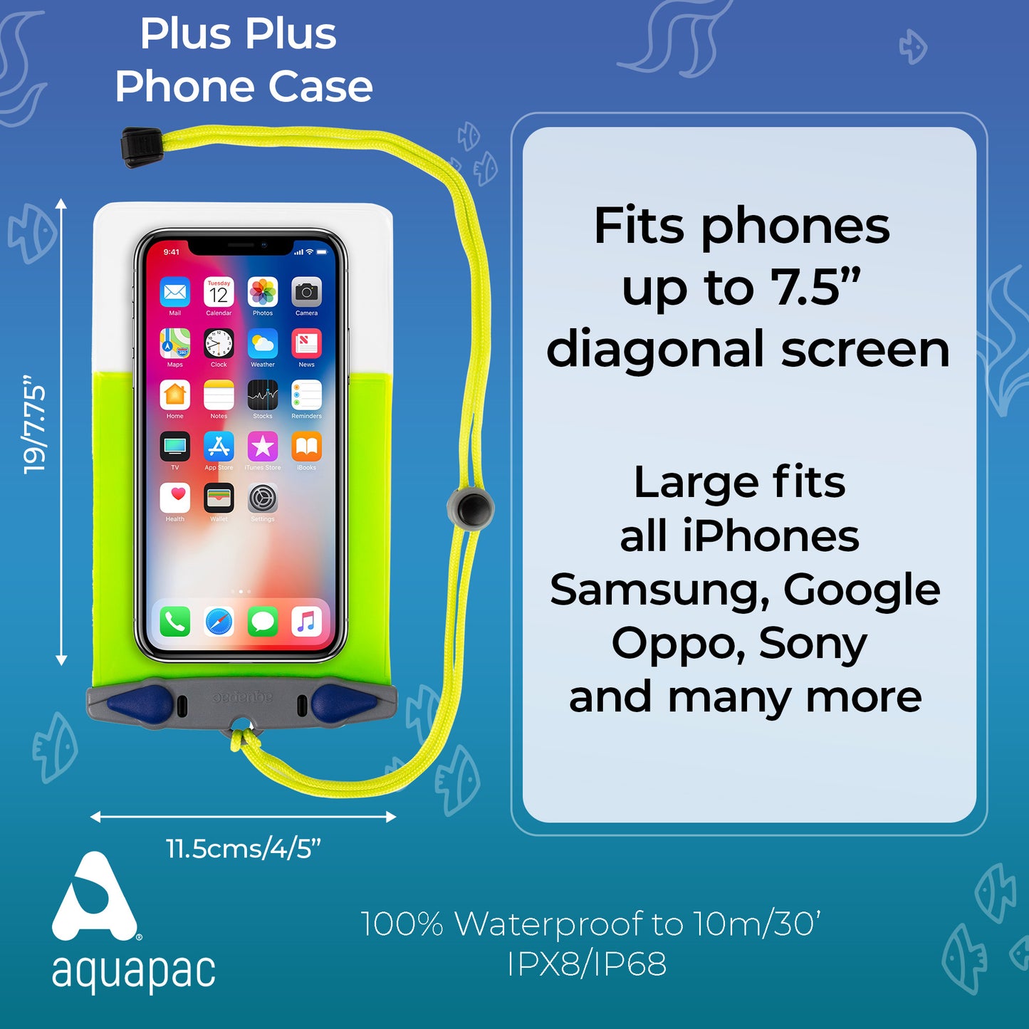 Waterproof Floating Phone Case – Plus Plus / Large