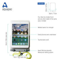 Waterproof Foam Backed Mini Tablet/Kindle Case for 7-8.3” screens - Aquapac