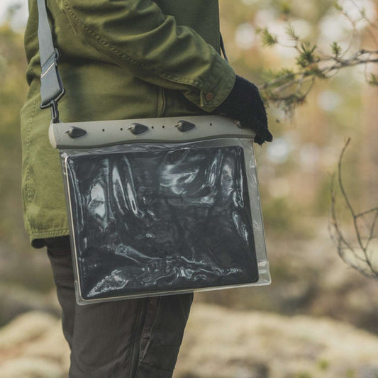 Waterproof Landscape Case with Impact Foam Protection for Tablets with 10.6”-12.9” screens