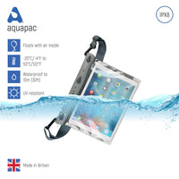 Waterproof Landscape Case with Impact Foam Protection for Tablets with 10.6”-12.9” screens - Aquapac
