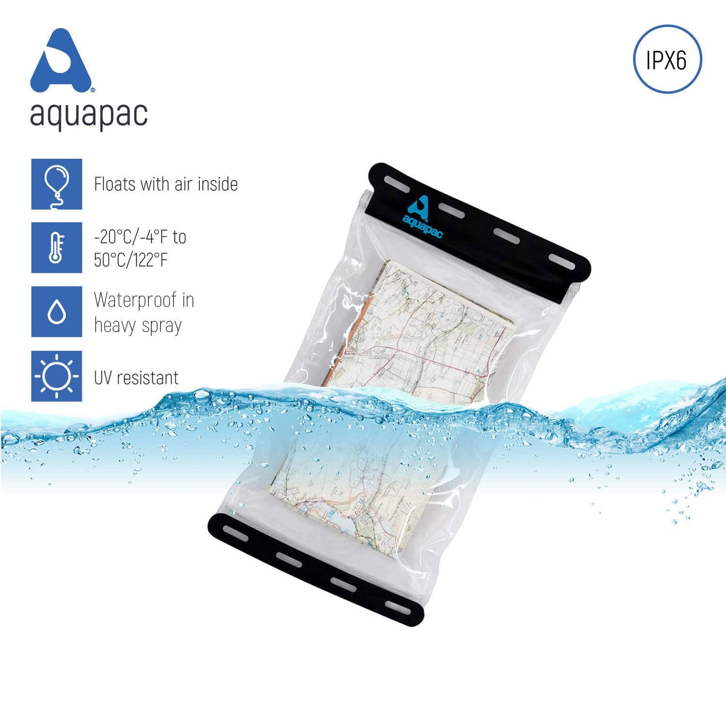 Waterproof Map Case - Small - Aquapac