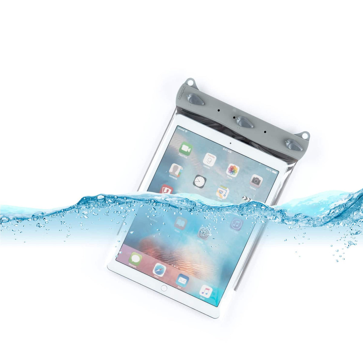 Waterproof Portrait Case with Impact Foam Protection for Tablets with 10.6”-12.9” screens - Aquapac
