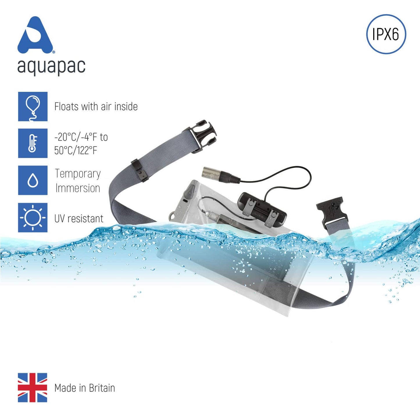 Waterproof Radio Microphone Case - Mini - Aquapac